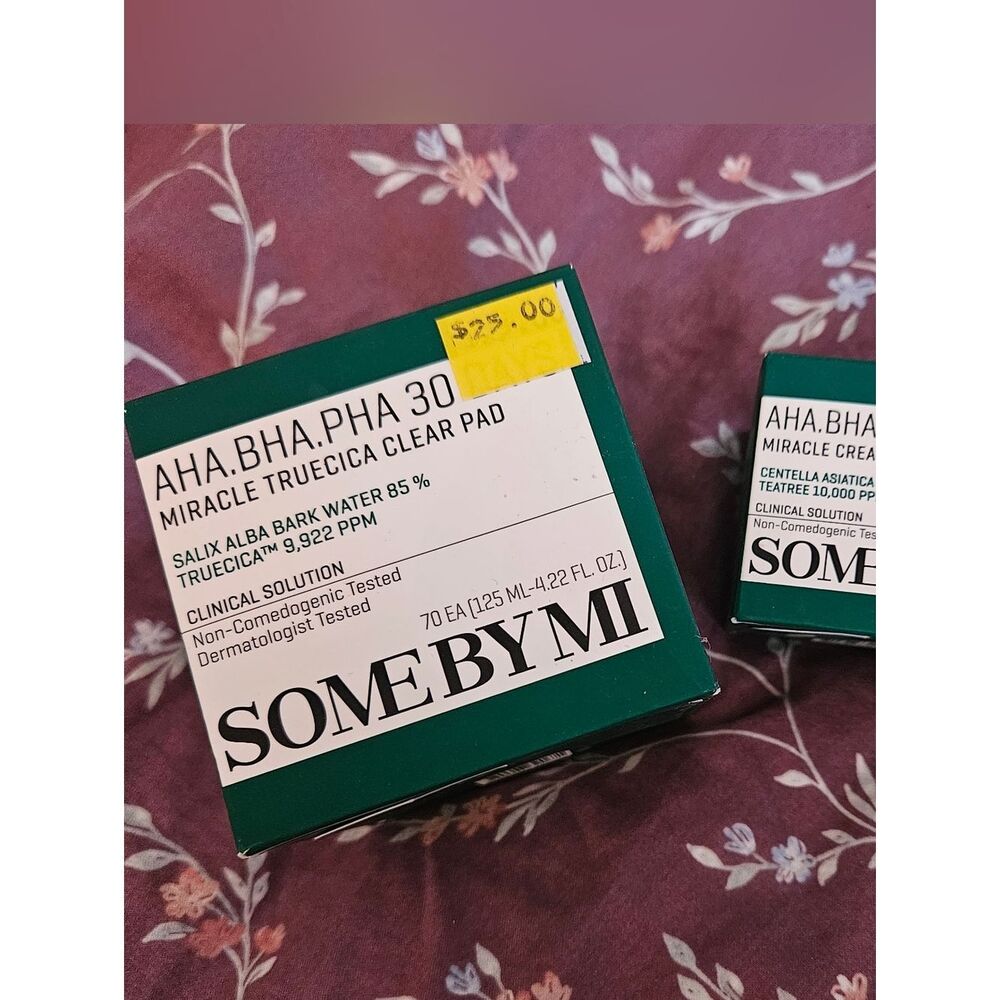Some By Mi AHA BHA PHA Miracle Set Pads + Cream Acne Treatment K-Beauty